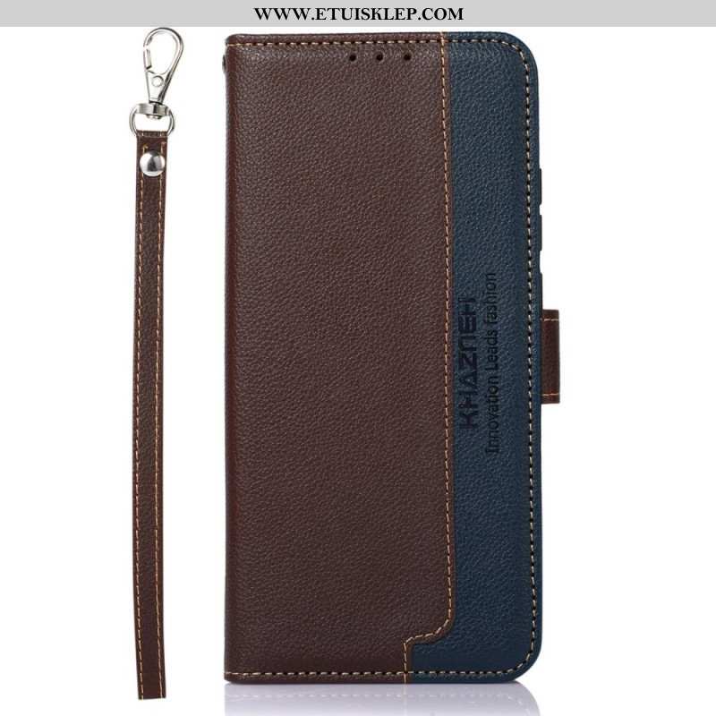 Etui Folio do Honor Magic 5 Lite Rfid Khazneh W Stylu Liczi